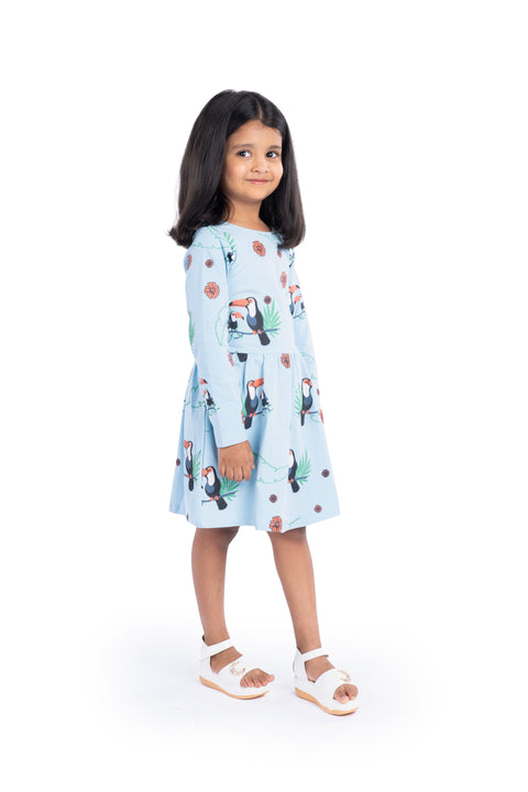 Full Sleeves Cotton Frocks / Dress for Girls Kids 