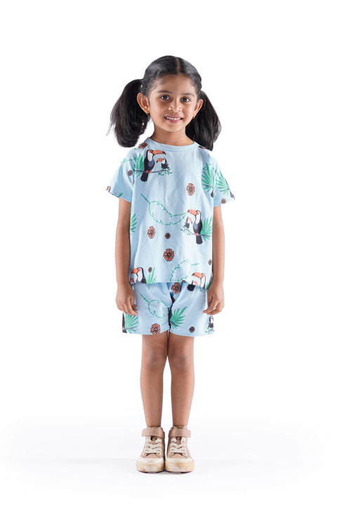 Cotton Co-ord Sets | T-Shirt & Shorts | Pajama set for Boys and Girls