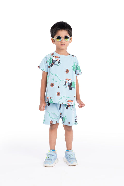 Cotton Co-ord Sets | T-Shirt & Shorts | Pajama set for Boys and Girls