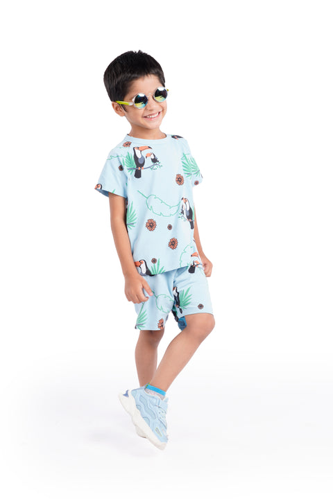 Cotton Co-ord Sets | T-Shirt & Shorts | Pajama set for Boys and Girls