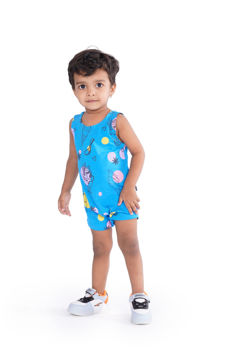 Organic Cotton Sleeveless summer dresses for Baby boy and Baby Girl ( 6 months - 2 Years )